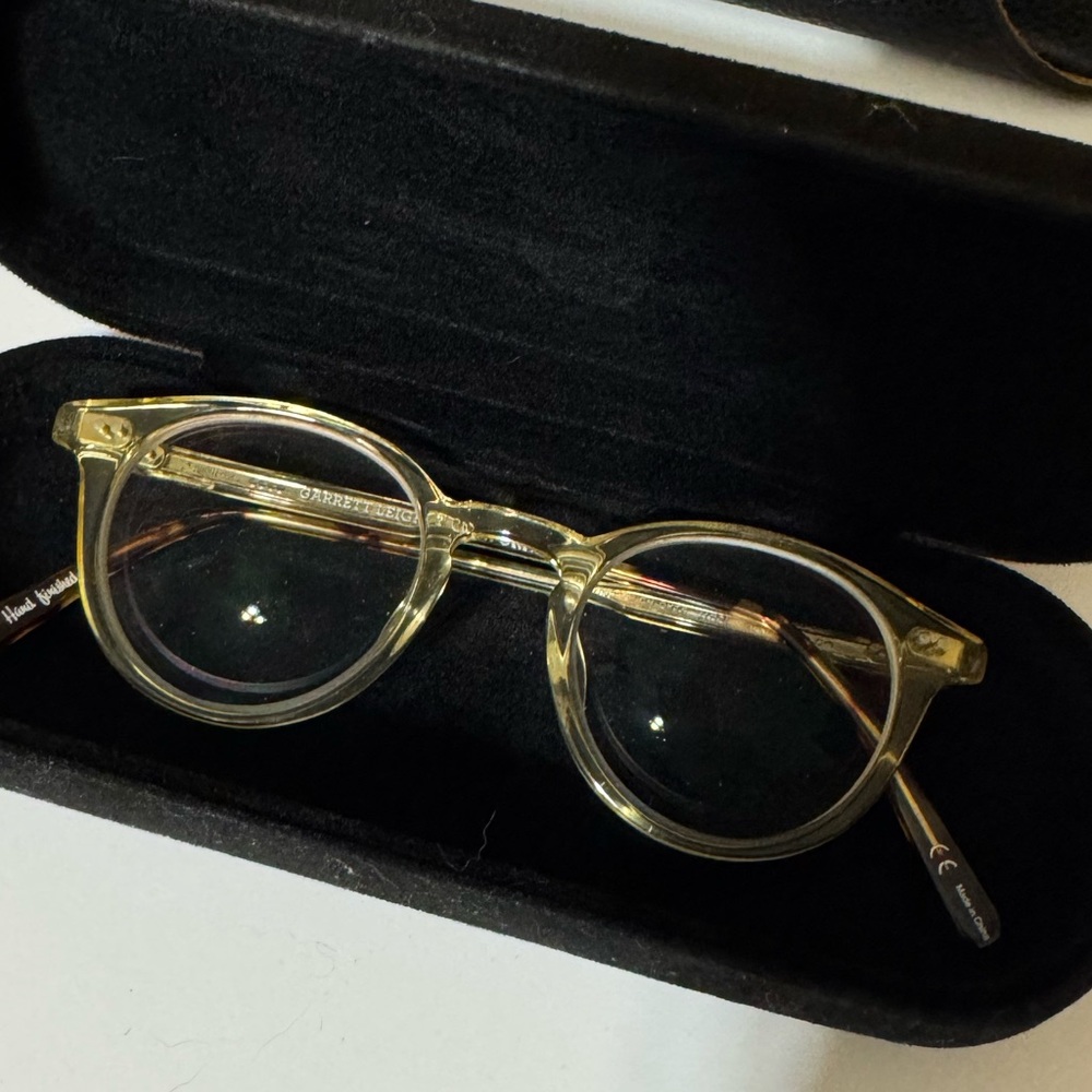 Garrett Leight Transparent Gold Frames - image 1
